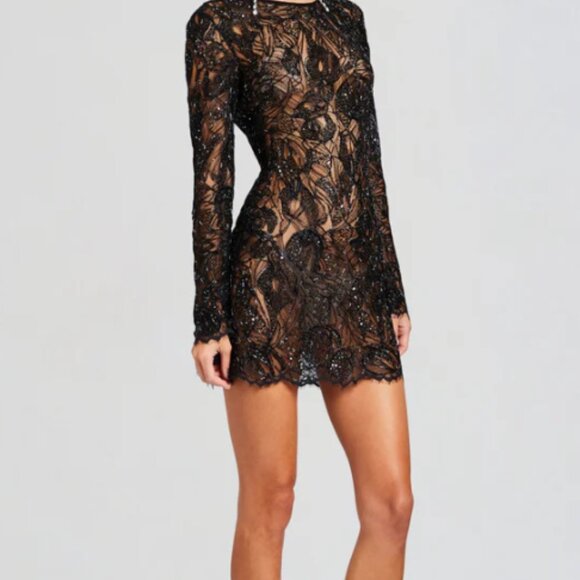 Retrofete Kennedy Embellished Lace Dress - Picture 2 of 8